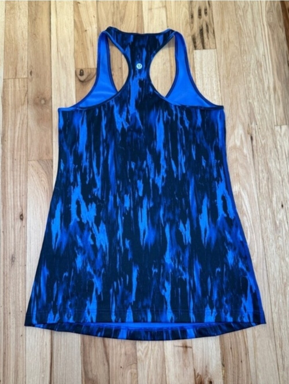 Lululemon Cool Racerback Tank Painted Animal Sprinkler Black - Size 10 - Picture 4 of 5